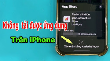 Không tải được ứng dụng trên App Store, Xác nhận bằng AssistiveTouch