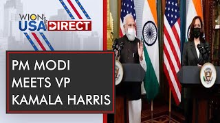 Indian PM Modi's first formal meeting with US VP Kamala Harris | WION USA Direct | WION News | WION