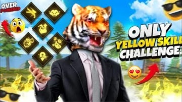 GAMING WITH MAHIM এর বানানো শুধু হলুদ রঙের CHARACTER SKILL COMBO 🥴 YELLOW COLOR CHARACTER CHALLENGE