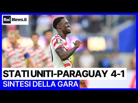Video Mondiali, Stati Uniti - Paraguay 4-1: la sintesi della partita