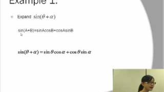 Lecture 7.1 Compound Angle Formulas