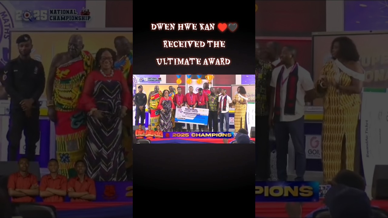 ULTIMATE WINNER 🏆 AWARD FOR 2025 NSMQ GOES TO MFANTSIPIM SCHOOL ♥️🖤 DWEN HWE KAN ♥️🖤 🤫 