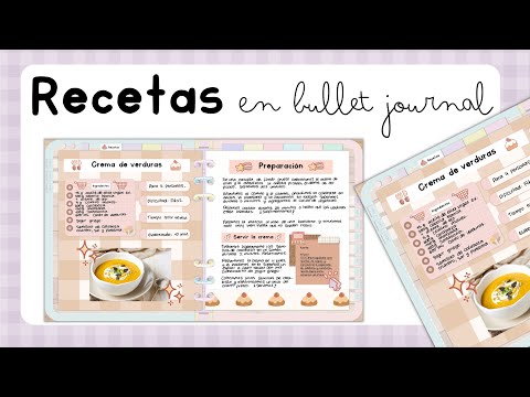 ✏️🥦 COLECCIÓN de RECETAS en BULLET JOURNAL 😍💖