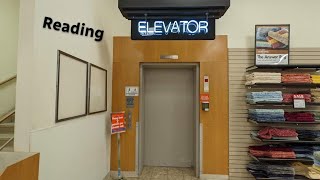 Reading hydraulic elevator at Boscov's Palmer Park Mall in Palmer Township PA