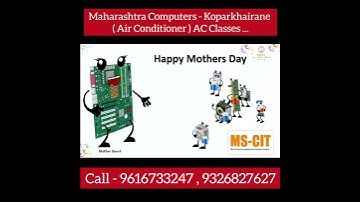 MS-CIT -( AC ) Classes - Maharashtra Computer , / Best Place to Learn , Call 9616733247 , 9326827627