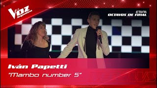 Iván Papetti - "Mambo No. 5" - Shows en vivo 8vos - La Voz Argentina 2022