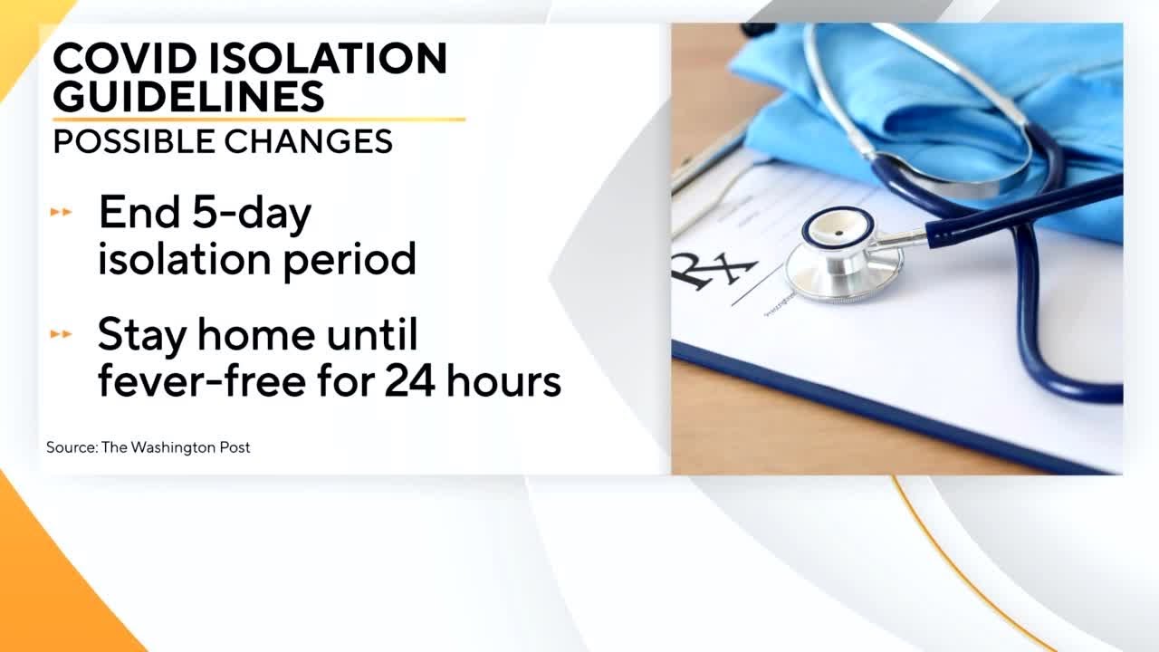 CDC reportedly considers big change to COVID isolation guidelines - YouTube