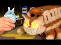 We made totoros catbus  howls moving castle   crafts for ghibli studio fans