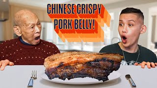 Making Our Chinese Family’s SECRET Crispy Pork Belly! (Siu Yuk 燒肉 Easiest Recipe Ever)