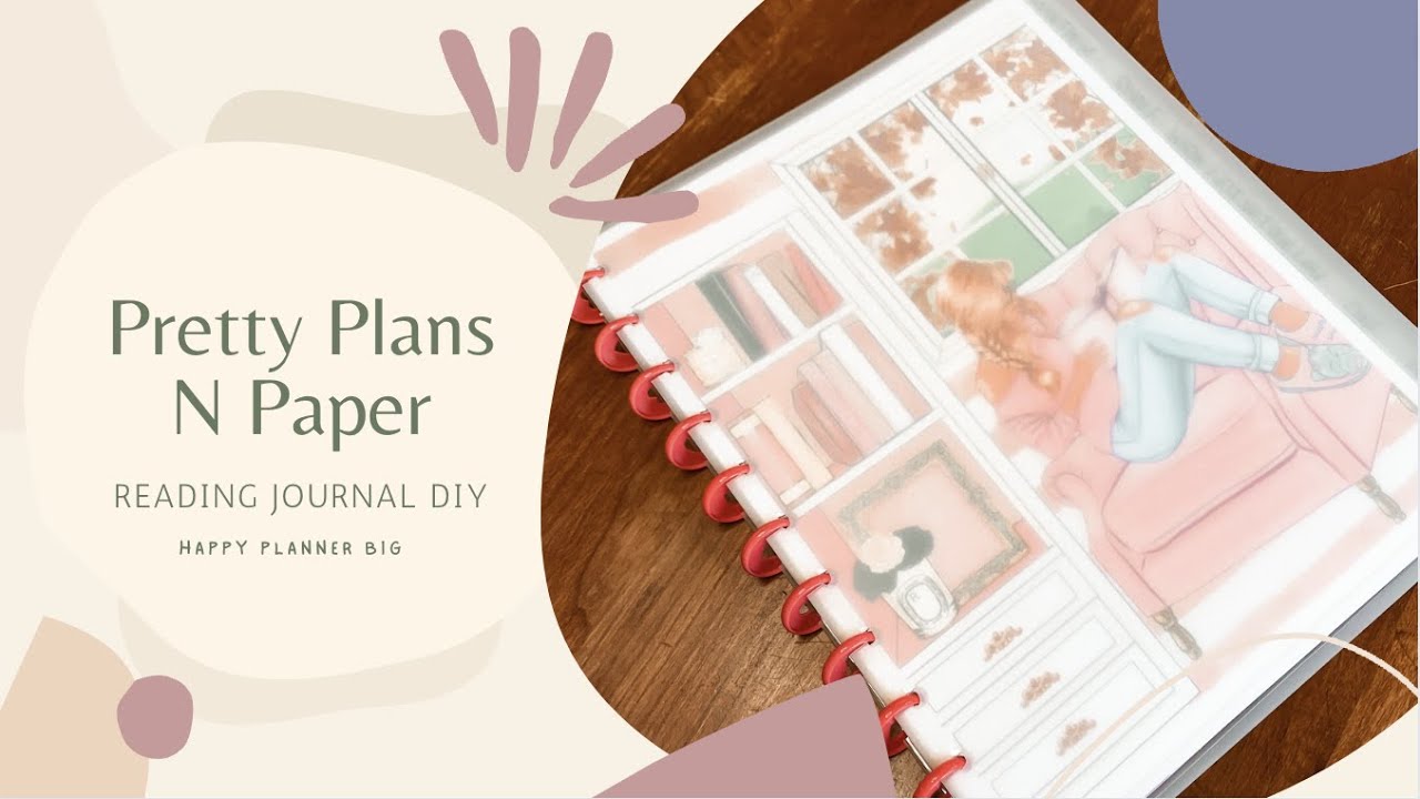 Reading Journal DIY | Happy Planner | Discbound |Plan with Me | Flip Through