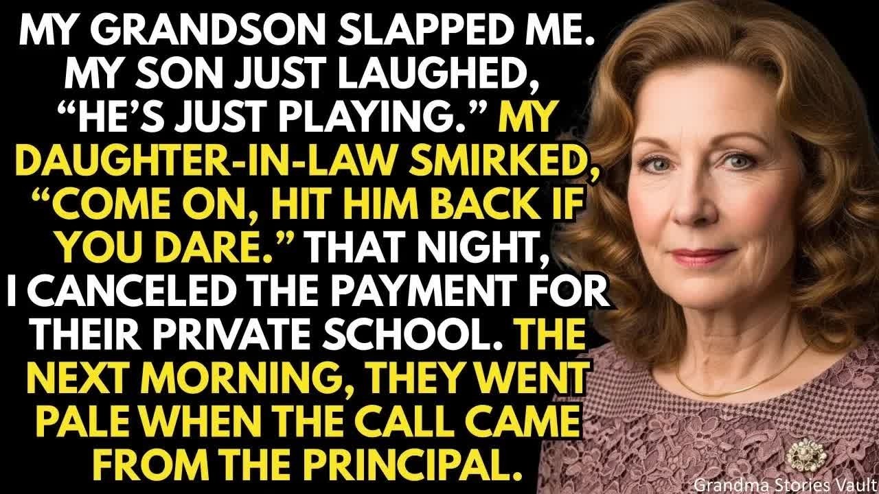 My Grandson Slapped Me, My Son Laughed, “He’s Just Playing ” My Daughter In Law Smirked, “Come O