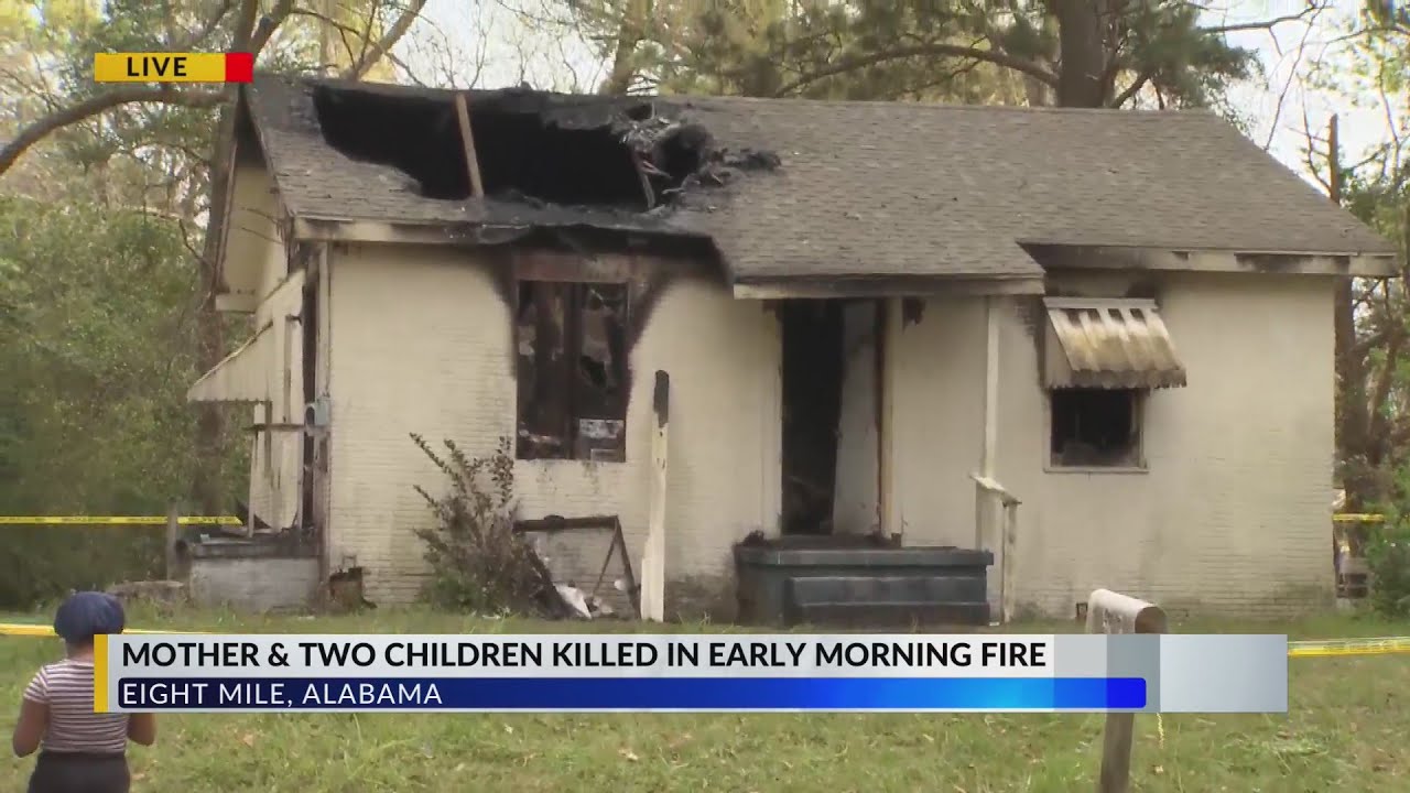 2 young children, mother killed in Prichard house fire - YouTube