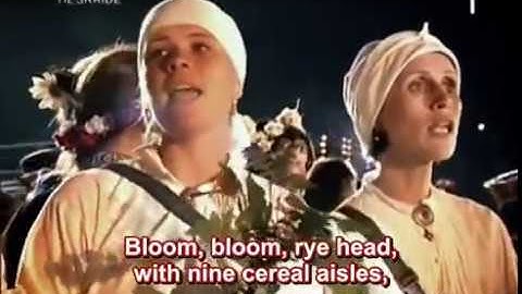 Latvian Song Festival 2008 After-Party - "Ziedi, ziedi, rudzu vārpa" ENGLISH subtitles/translation