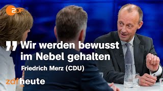 Waffenlieferungen an Ukraine: Merz kritisiert Kanzler Scholz I maybrit illner vom 08.04.2022