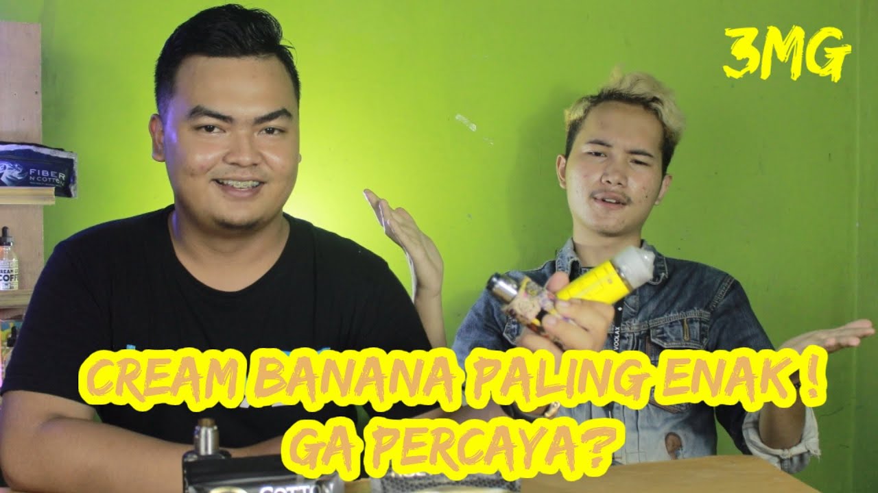 Liquid ALA CARTE CREAM BANANA by JUICENATION || sungguh cream banana asli !