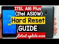 How Hard Itel A16 plus NEW SECURITY Itel A510W Factory Reset Guide