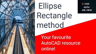 How to draw ellipse using the rectangle method.