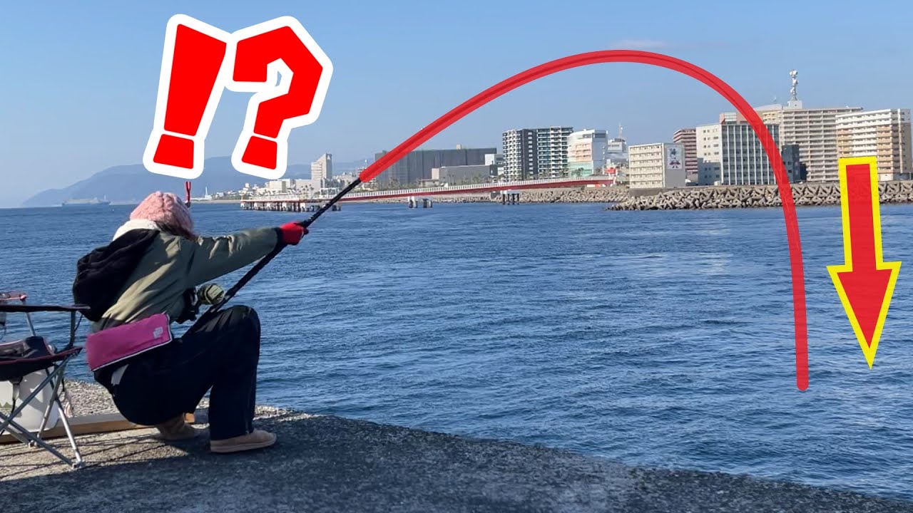 女の大物釣り 危険をかえりみない激闘の一部始終が凄い 釣り場に高級食材を撒いたら釣れた Youtube
