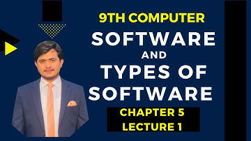 Software Systems | Types of Software | 9th Computer Chapter 5 - Lecture 1