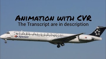 Spanair Flight 5022 Crash || Animation with CVR. (Subtitles/CC On)