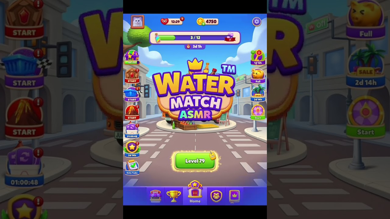 Water Match ASMR Level 76-77-78-79-80