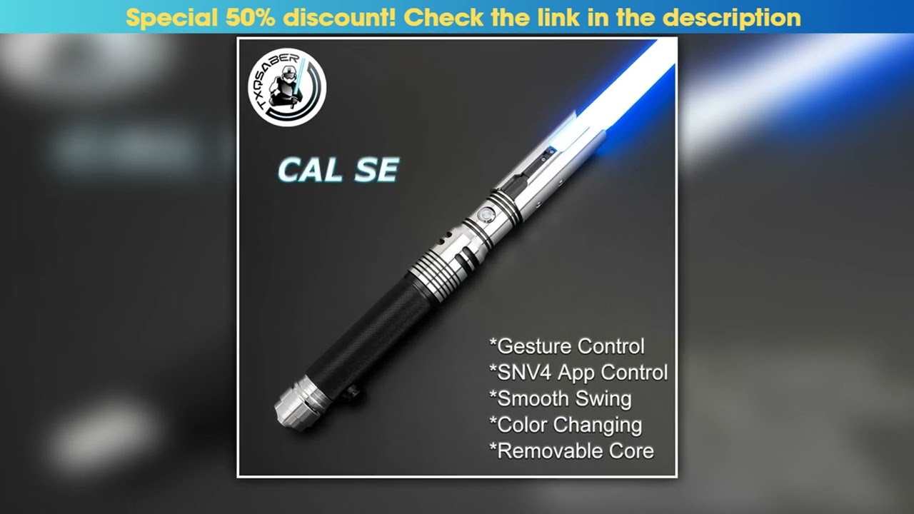 Flash Sale TXQSABER Lightsaber Neo Pixel SNV4 Pro Smooth Swing Metal Handle Force Blaster Laser Swo