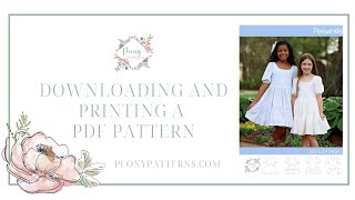 Downloading and Printing a PDF Sewing Pattern