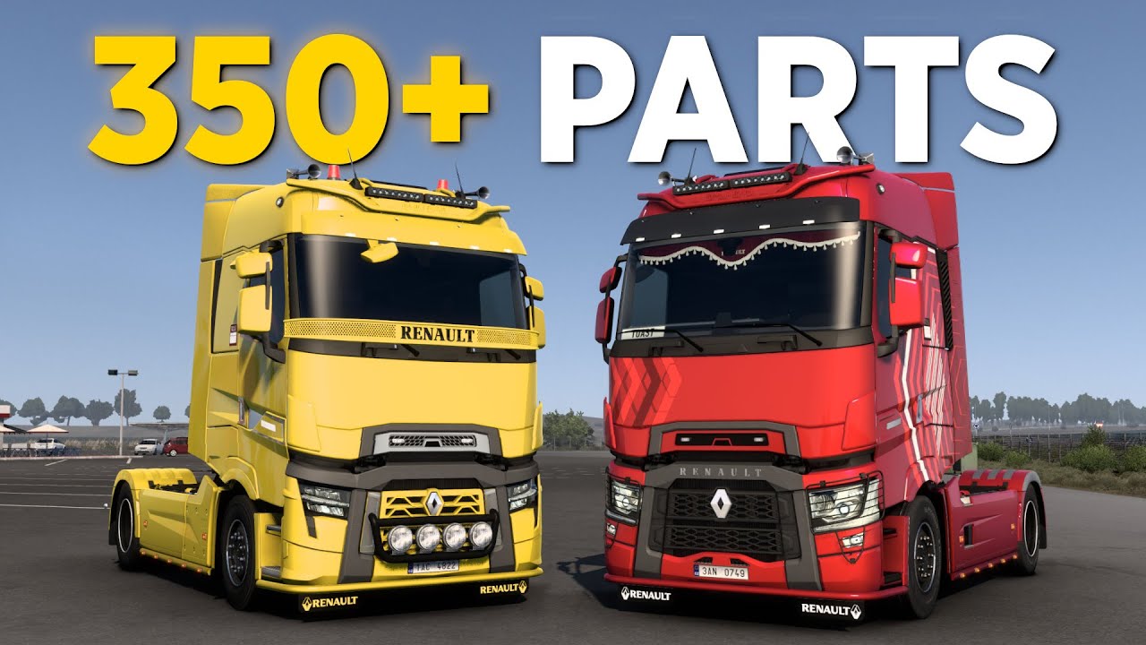 Biggest Tuning Pack In Ets2 Renault Trucks T Tuning Pack Toast Youtube