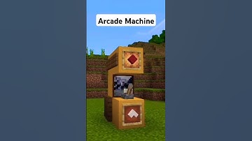How To Build A Arcade Machine In Minecraft | Minecraft Mini Builds #minecraft #shortsfeed #shorts