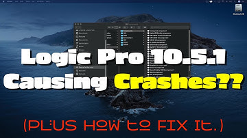 Logic Pro 10.5.1 Causing Crashes?? | Possible Solution!