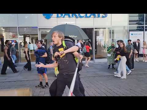 UK POLICE ARE COOKED! ARRESTED FOR HAVING A BASEBALL BAT! 👮🚓👮‍♂️