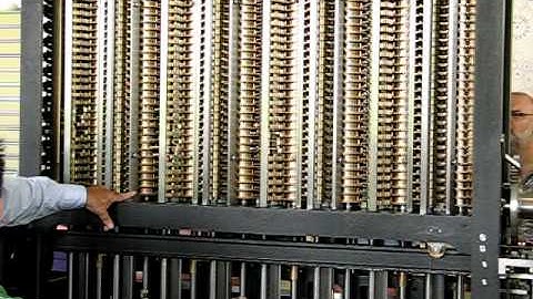 babage differential engine at computer history museum