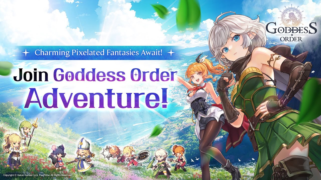 [Goddess Order] Official Launch Trailer –「It All Begins with a Pixel」