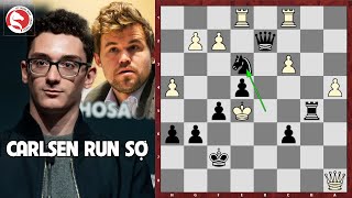 Giả vờ mất Xe, Caruana tung đòn hiểm khiến vua cờ  Magnus Carlsen run sợ