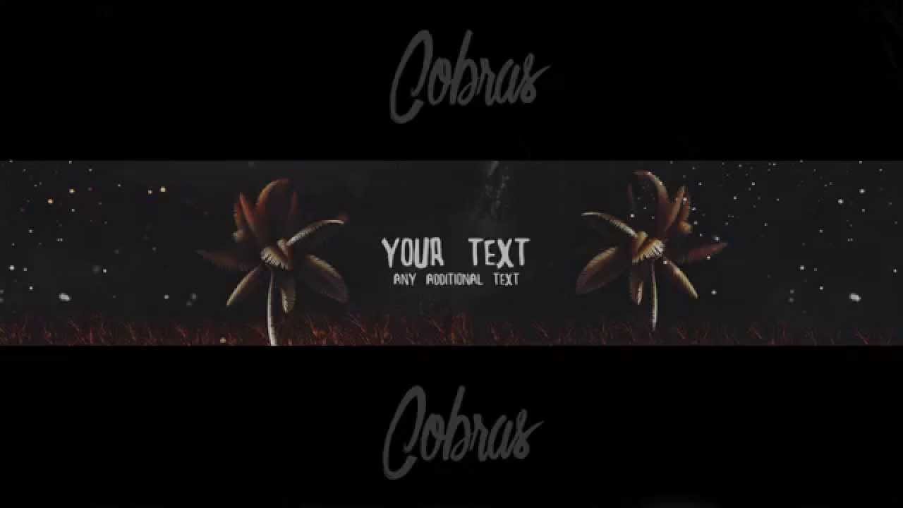 Free Youtube Banner Template Photoshop By Cobras Youtube