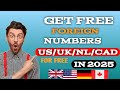 Secret Way to Get UK, USA &amp; Canada Phone Number | 2025 Update
