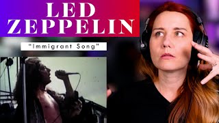 I recognize this! Opera Singer realizes she's heard Led Zeppelin! Vocal ANALYSIS of 'Immigrant Song'