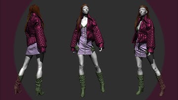 Creating two braids hair style using Ephere Ornatrix, Autodesk 3ds max and Zbrush