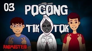 Animisteri 03 - Pocong Tik Tok - Kartun Lucu Horor, Kartun Hantu