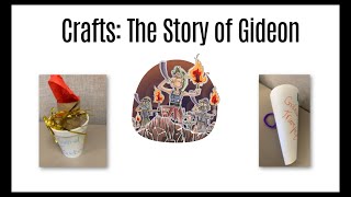Gideon Craft Ideas for Sunday School (Judges 6-7 Activities for Kids)