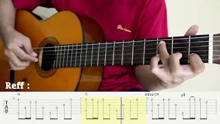 Sampai Menutup Mata - Acha Septriasa - Fingerstyle Guitar Cover - Tutorial TAB