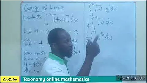 Change of Limits || Integration by Substitution