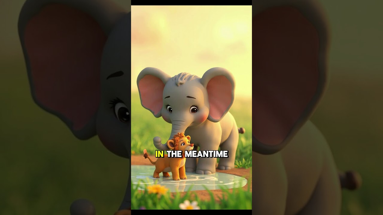 Baby Elephant Saves the Lion Cub!| 