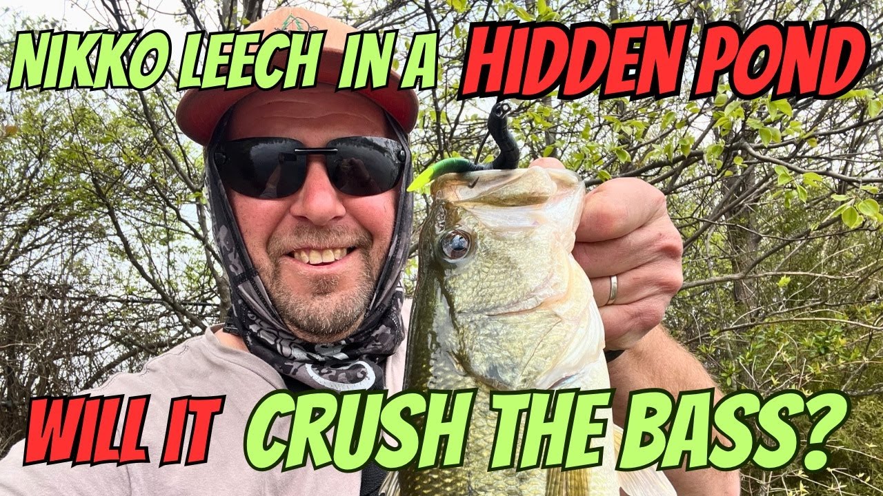 Nikko Leech in HIDDEN Pond!  Will it Crush the BASS??