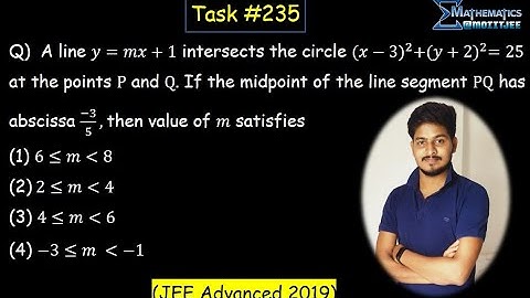 JEE Advanced Solution | Task #235 | Conic Sections Example