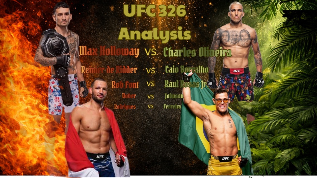 UFC 326: Holloway vs Oliveira | main card analysis🔥🔥🔥