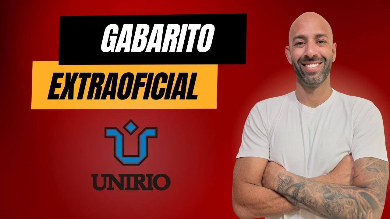 GABARITO EXTRAOFICIAL - UNIRIO