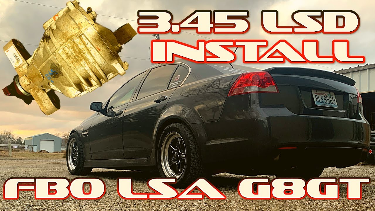 Установка дифференциала FBO LSA G8 3.45 LSD Camaro SS