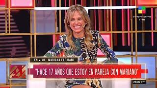 MARIANA FABBIANI HABLÓ del AMOR: "Hace 17 años que estoy en pareja con Mariano"