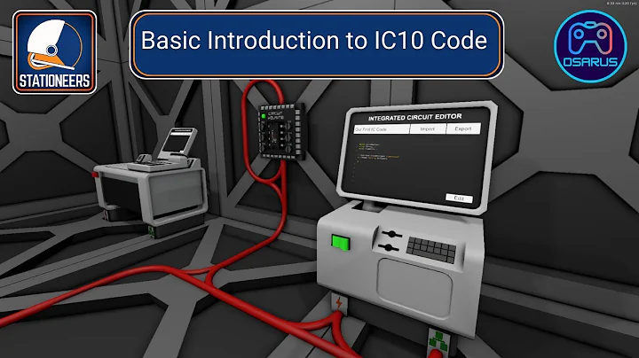 Stationeers - Introduction to and understand IC10 - Tutorial
